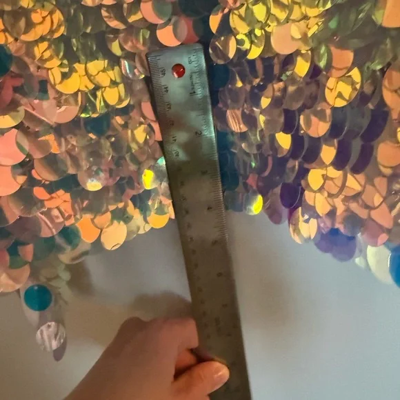 I Heart Raves pink mermaid sequin kimono one size - Picture 6 of 6